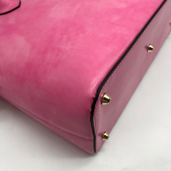 Pratesi Firenze Azalea Pink Versilia Italian Leather Satchel Bag - Picture 6 of 11